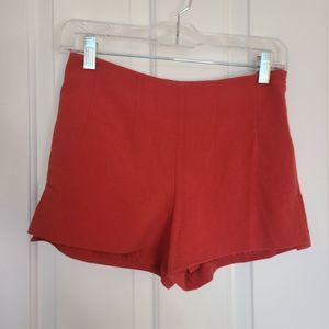 I LOVE H81 Red Shorts Size 25